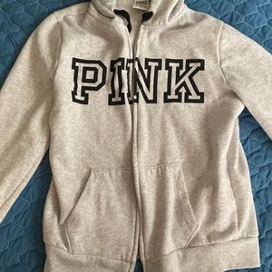 Victoria’s Secret Pink Gray Hoodie